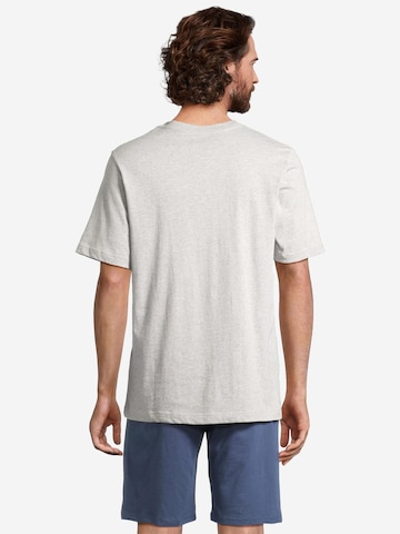 SCHIESSER Short Pajamas 'Night & Home' in Blue