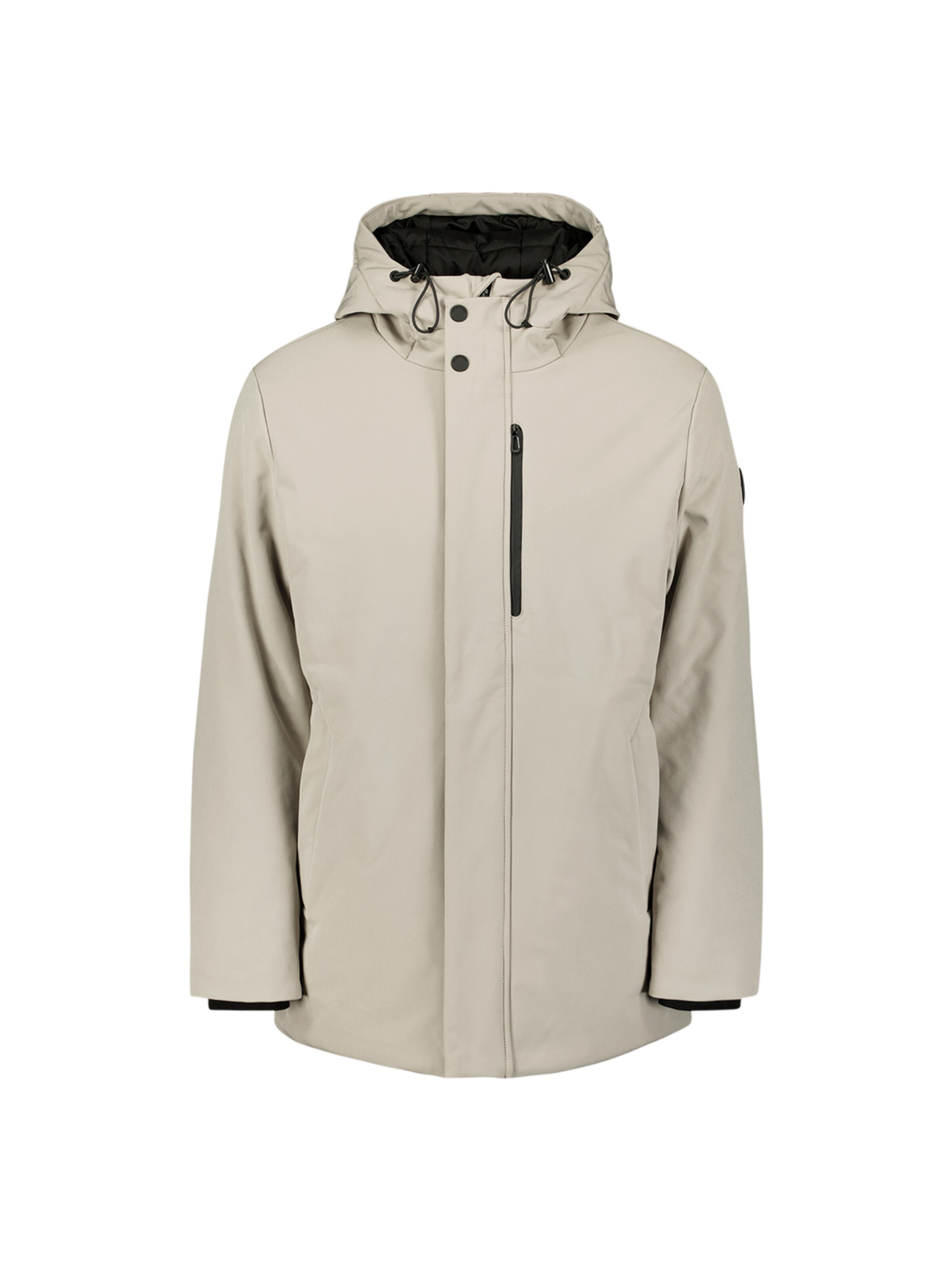 No Excess Performance Jacket in Beige: front