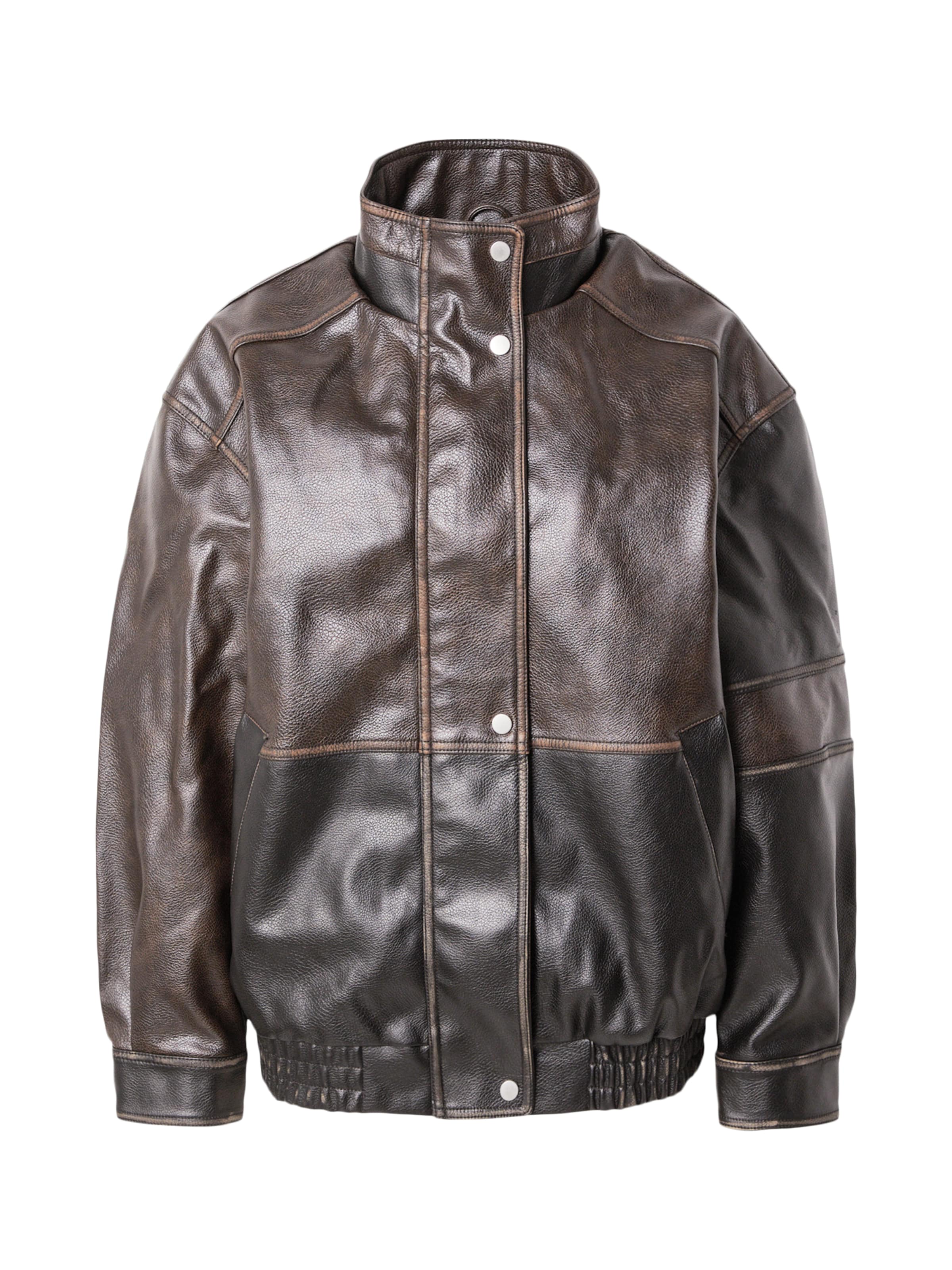 TOPSHOP Övergångsjacka i brun: framsida