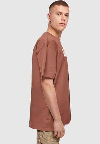 Merchcode Shirt 'Fathers Day - Dad Number 1' in Brown