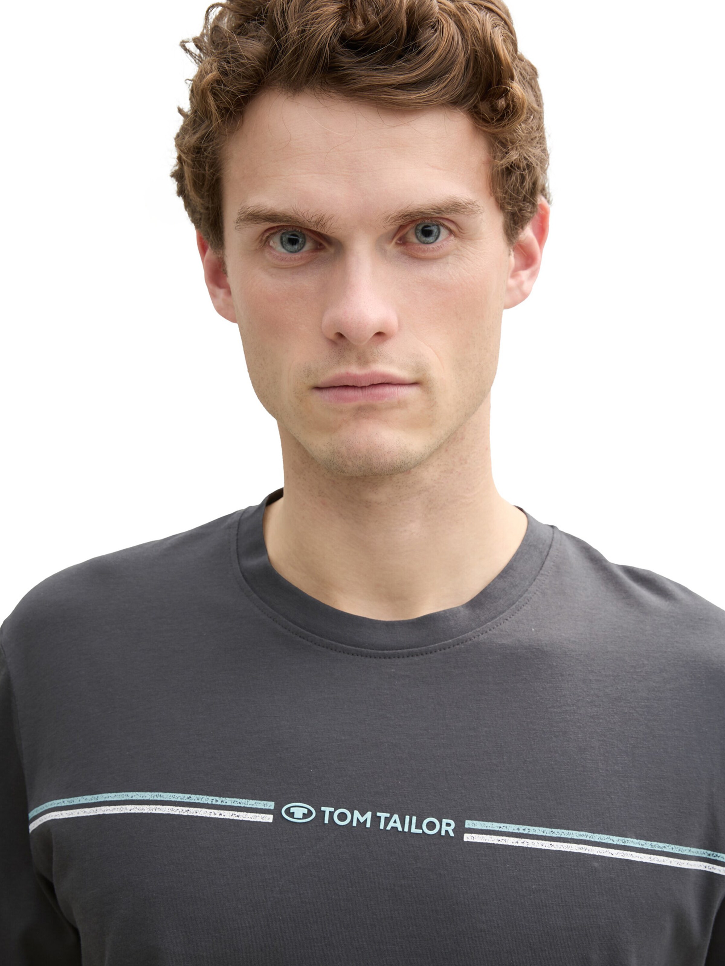 TOM TAILOR Футболка в Серый