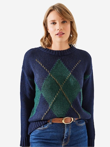 Pull-over 'Pullover' Bianco Lucci en bleu