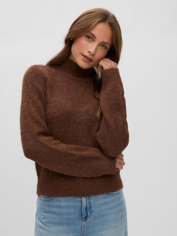 VERO MODA Trui 'VMBerry' in Bruin: voorkant