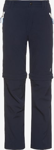 KILLTEC Outdoor Pants in Blue: front
