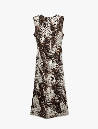 Koton Dress in Ecru / Brown / Black, Item view