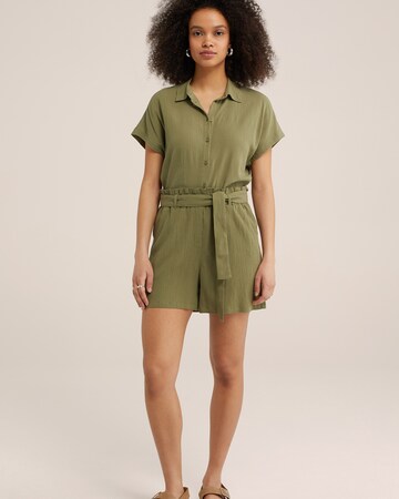 WE Fashion Loosefit Kalhoty – zelená