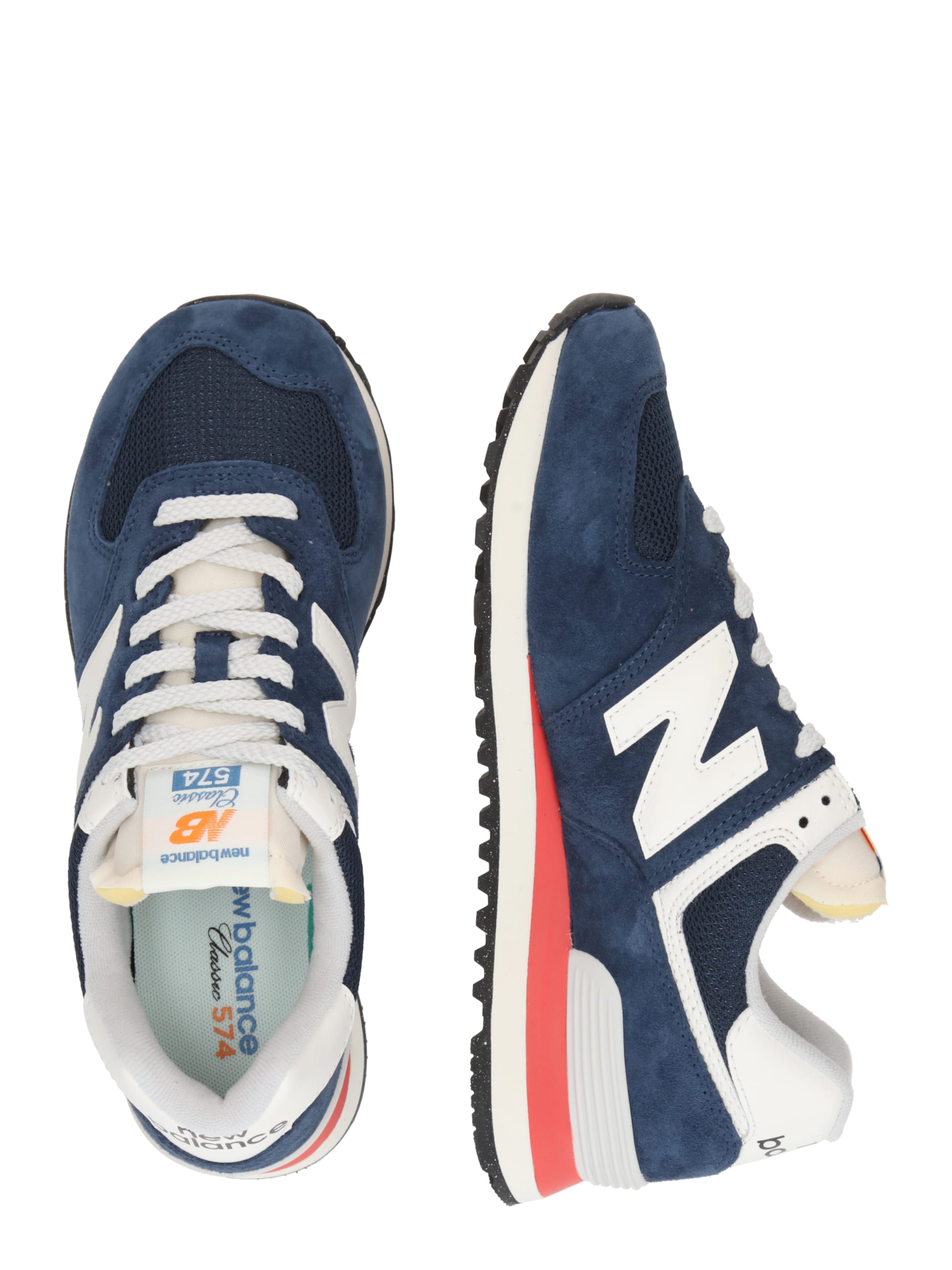 Baskets basses '574' new balance en bleu