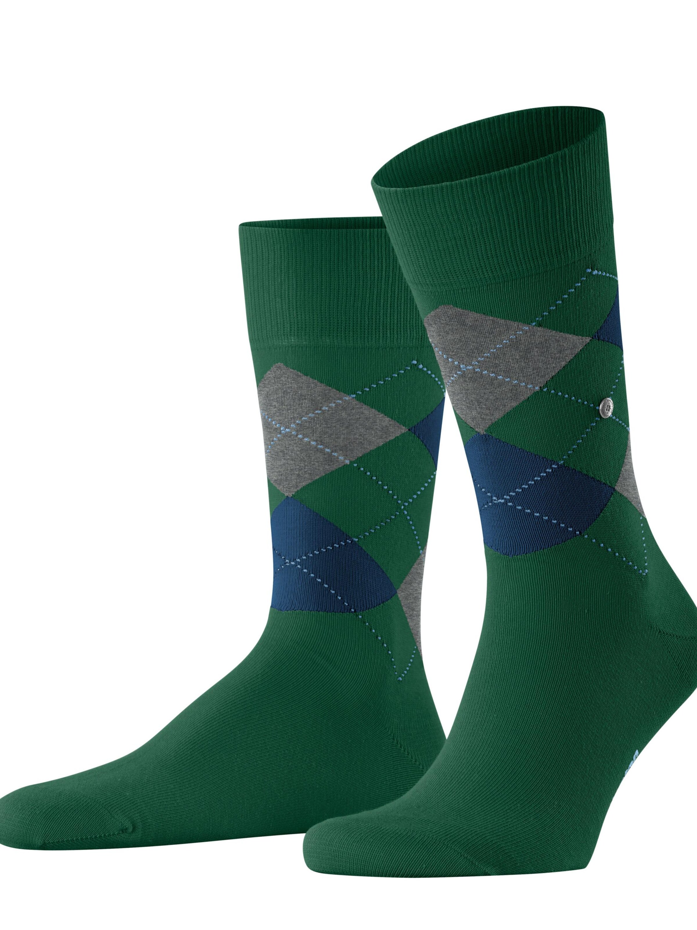 BURLINGTON Socks 'King' in Green: front