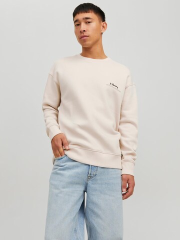 JACK & JONES - Sudadera 'KEITH HARING' en beige: frente