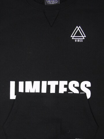 Threadboys Sweatshirt 'Limit' in Zwart