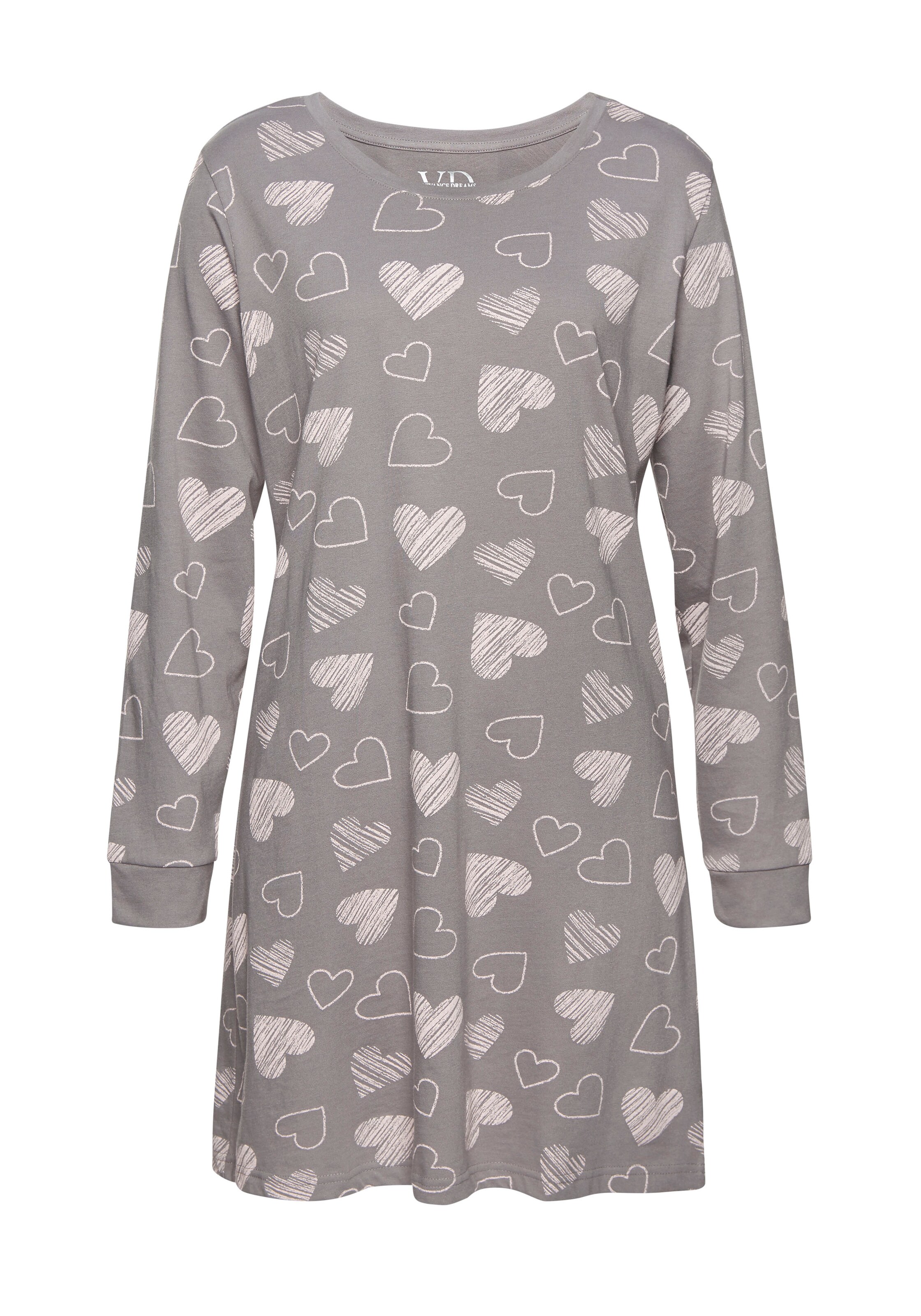 VIVANCE Noční košilka – šedá