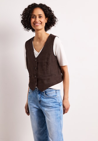 STREET ONE Vest in Brown: front
