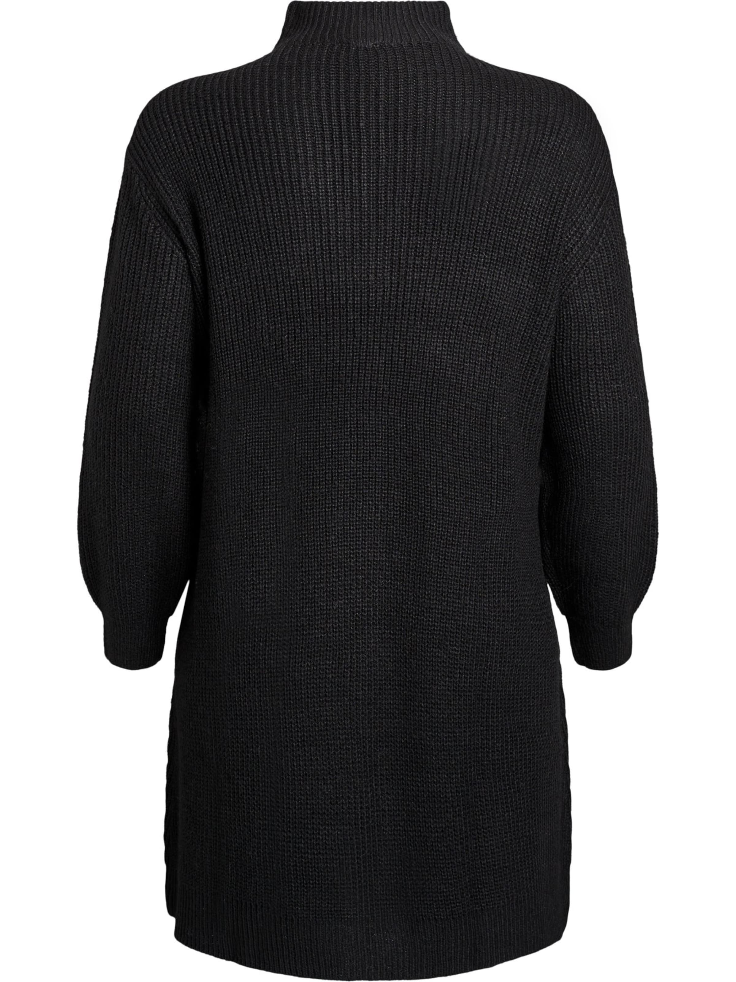 Flash by Zizzi Плетена рокля 'Fllora' в черно