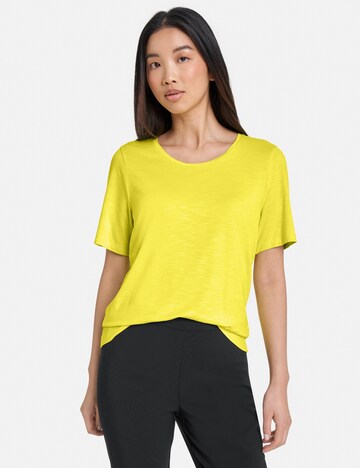 T-shirt TAIFUN en jaune : devant