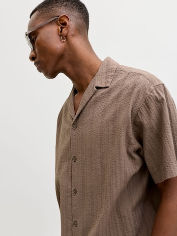 Fit confort Chemise 'JJETyson' JACK & JONES en marron