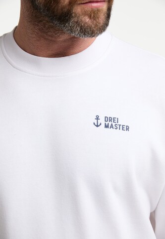 DreiMaster Maritim Sweatshirt in White