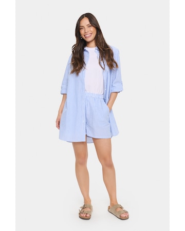SAINT TROPEZ Regular Broek in Blauw