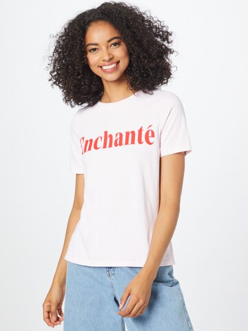 River Island - Camisa 'ENCHANTE' em branco: frente