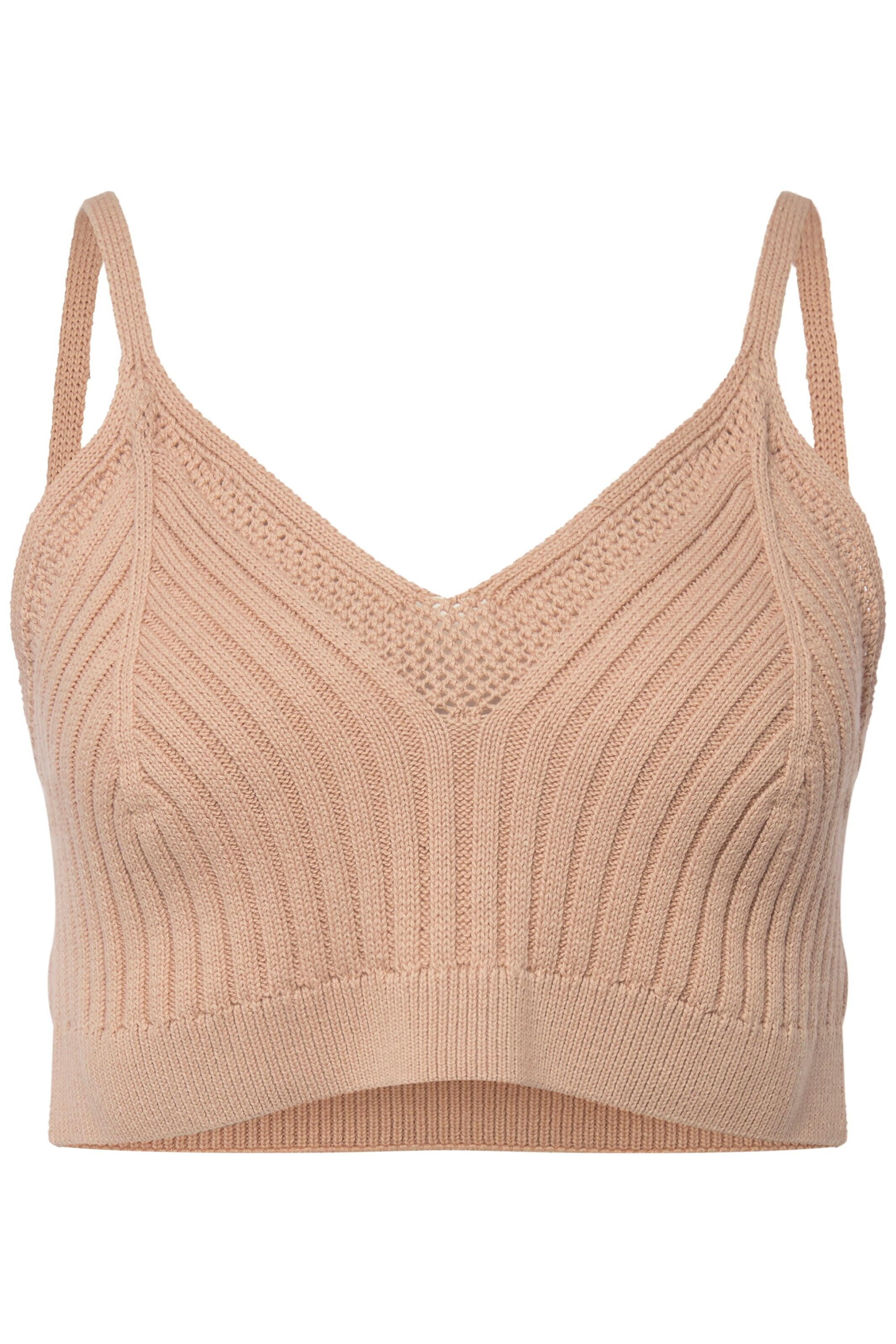 Ulla Popken Top in Beige: Vorderseite