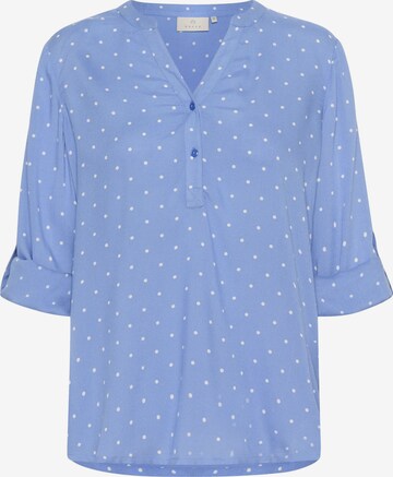 Kaffe Blouse 'Polka' in Blauw: voorkant