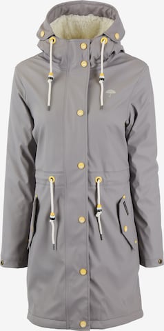 Schmuddelwedda Raincoat in Grey: front