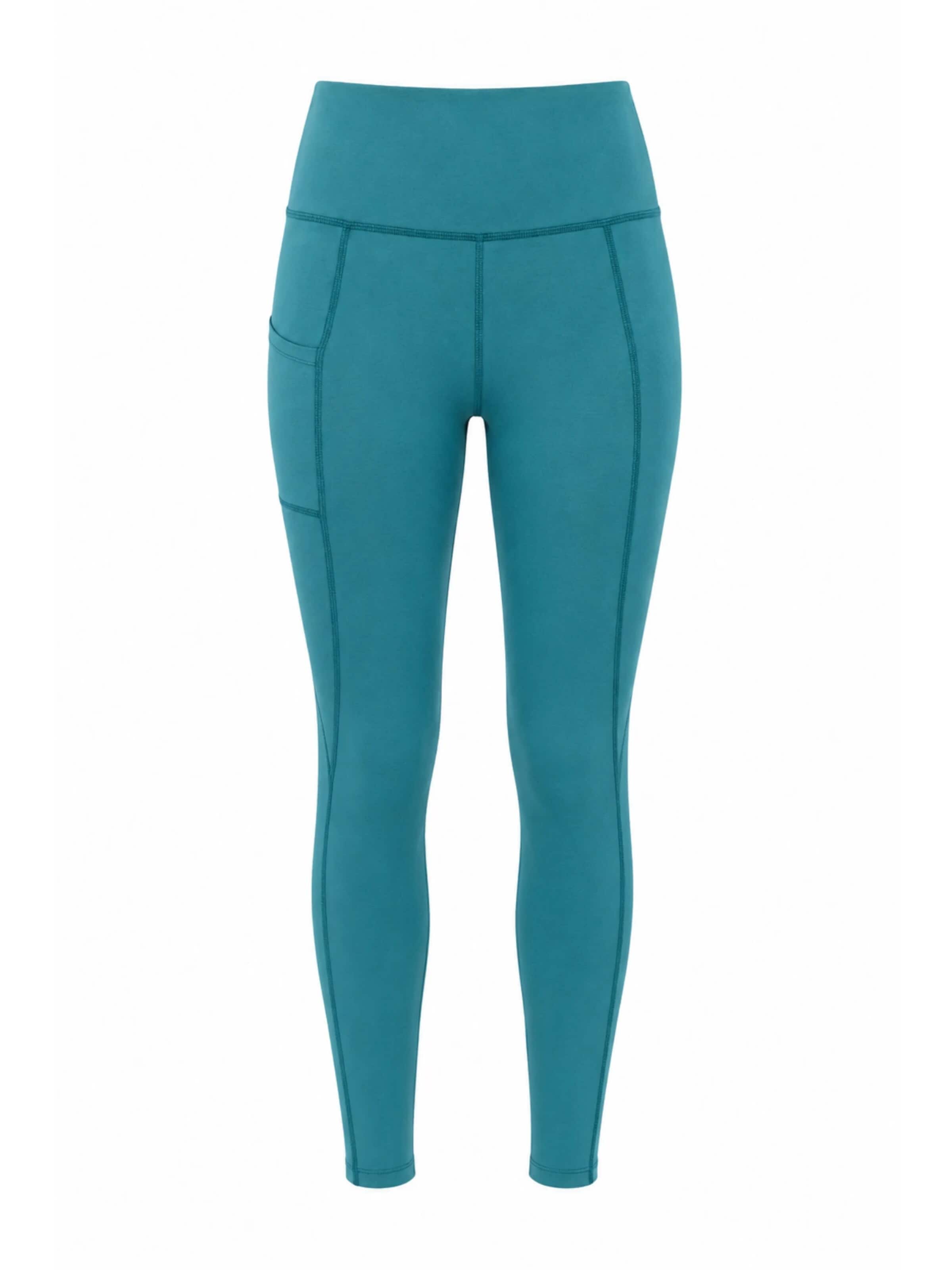 True North Skinny Leggings 'Sportleggings mit Tasche' in Green: front