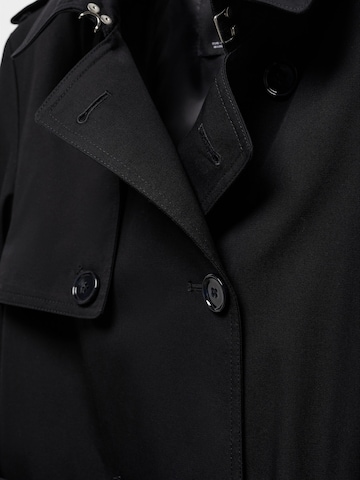 MANGO Přechodný kabát 'Polana' – černá