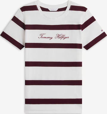 Tricou de la TOMMY HILFIGER pe alb: față