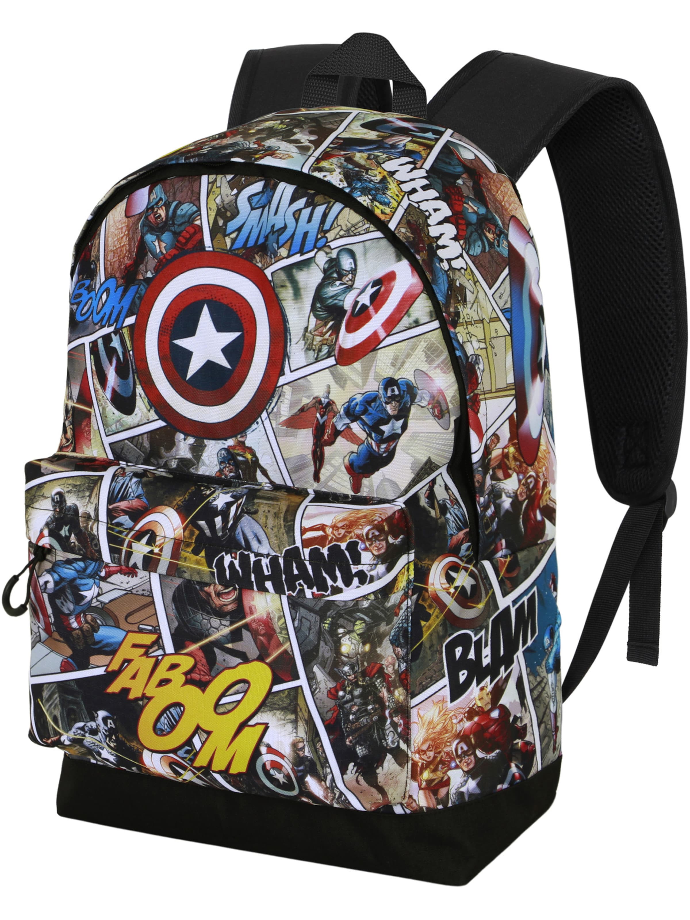 marvel Rucksack 'Captain America Comic-FAN HS 2.2 ' in Mischfarben: Vorderseite