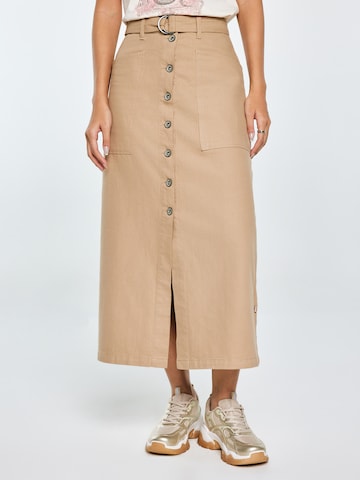 BIG STAR Rok 'Anesa' in Beige: voorkant