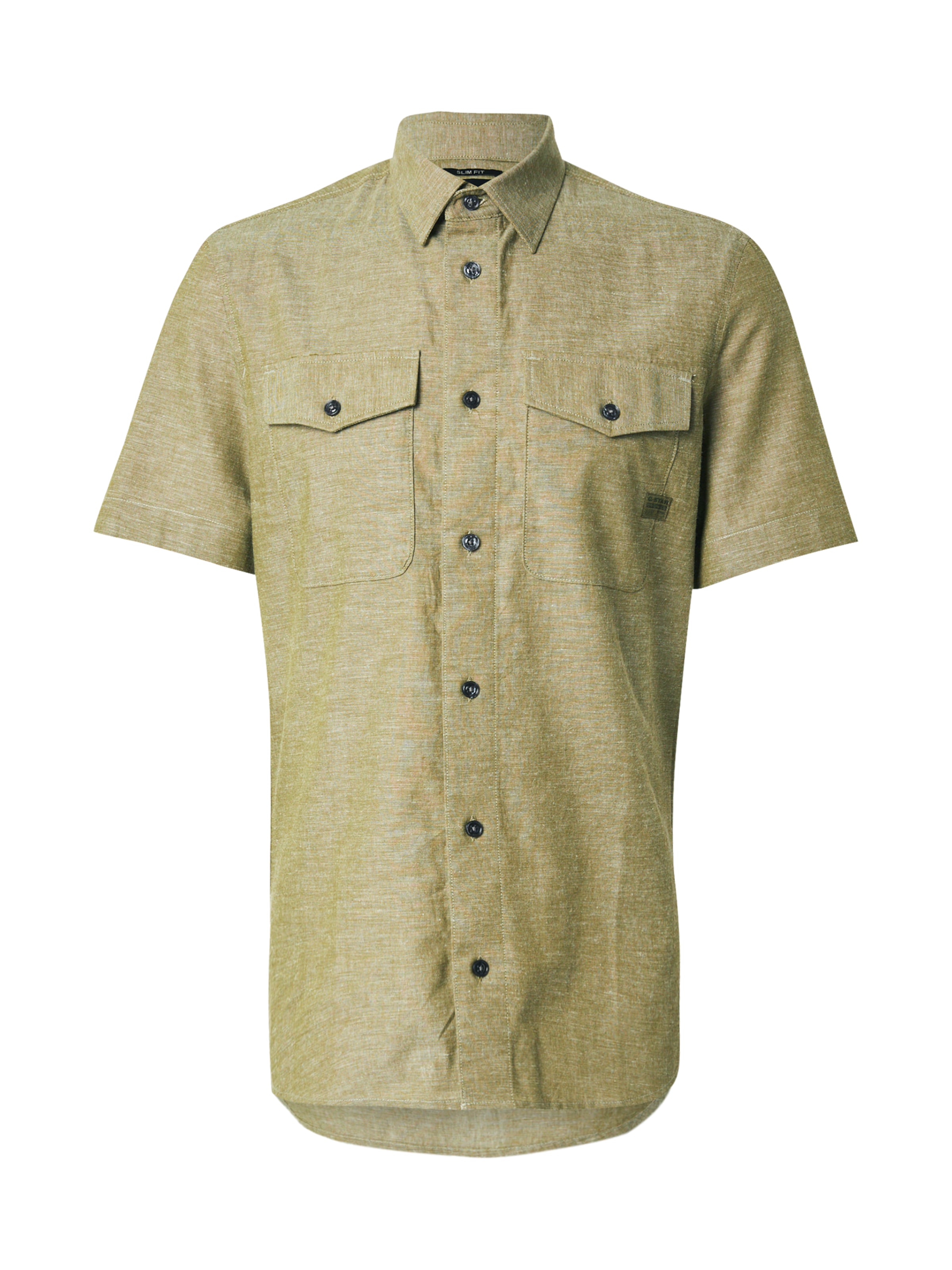 Slim fit Camicia di G-STAR in verde: frontale