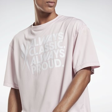 T-Shirt fonctionnel 'Pride' Reebok en rose