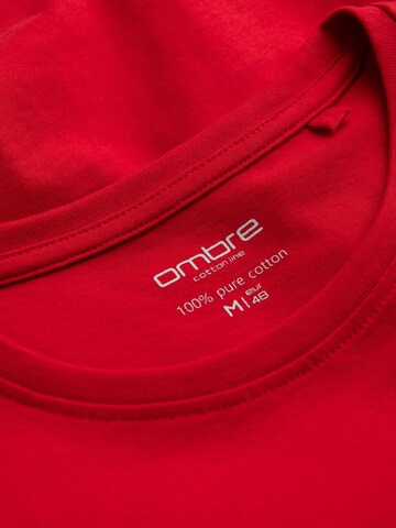 T-Shirt Ombre en rouge