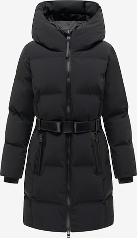 Cappotto funzionale 'Wolkenwichtel 14' di NAVAHOO in nero: frontale