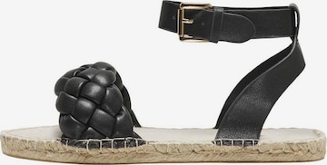 ONLY Strap Sandals 'Elle' in Black: front