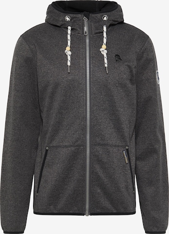Schmuddelwedda Fleece jacket in Grey: front