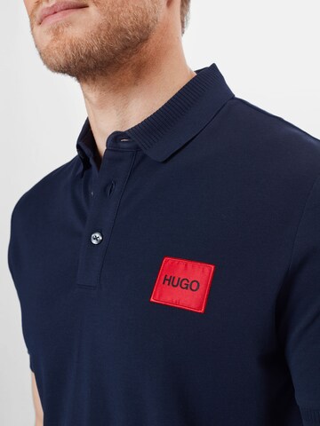 HUGO Red Poloshirt 'Dereso 212' in Blau
