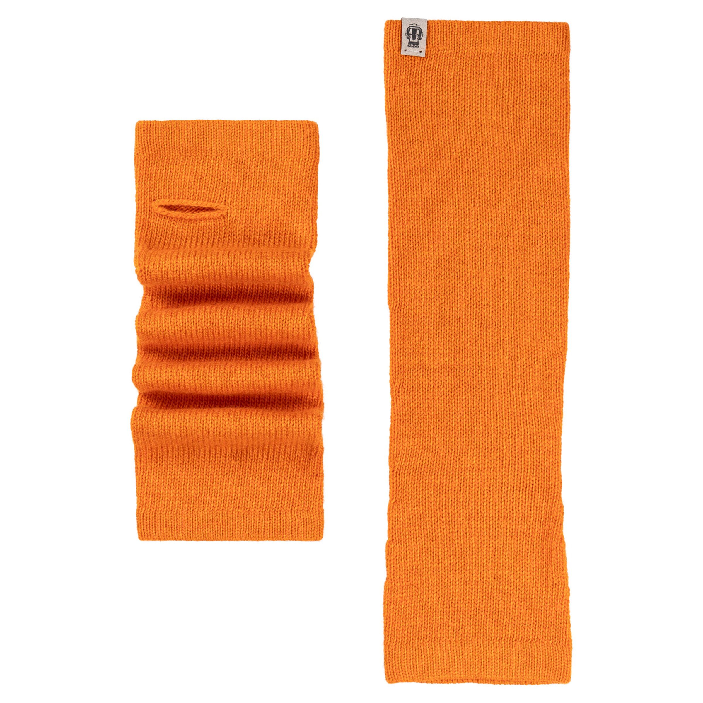 Roeckl Handwarmers 'ESSENTIALS' in Oranje: voorkant