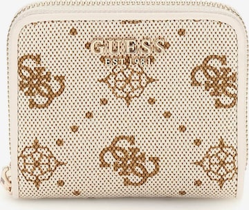 GUESS Wallet 'Neda' in Beige: front