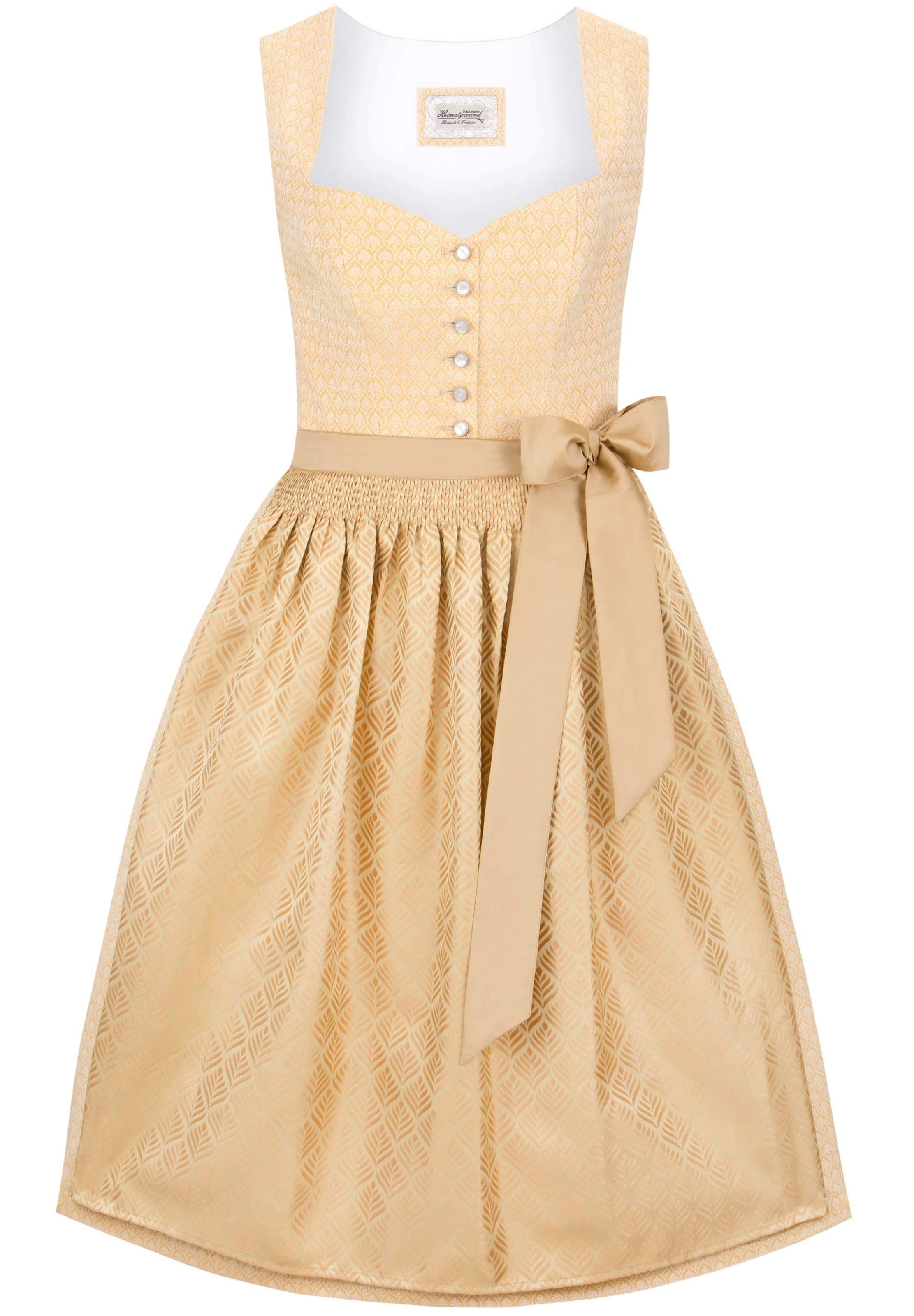 STOCKERPOINT Dirndl 'Daniela' in Yellow: front