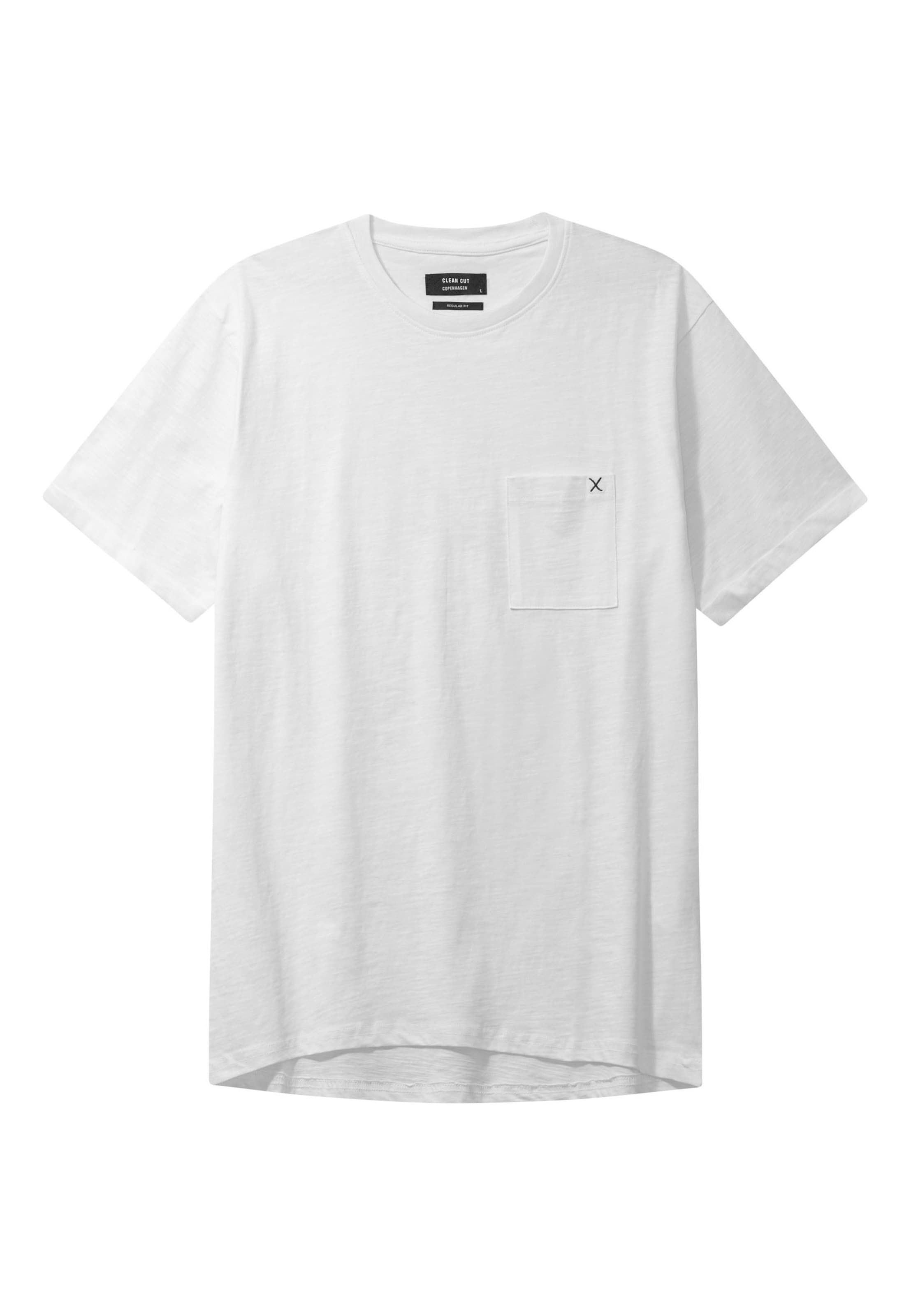 Clean Cut Copenhagen T-Shirt 'Kolding' in Weiß: Vorderseite