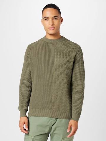 ABOUT YOU Pullover 'Willi' i grøn: forside