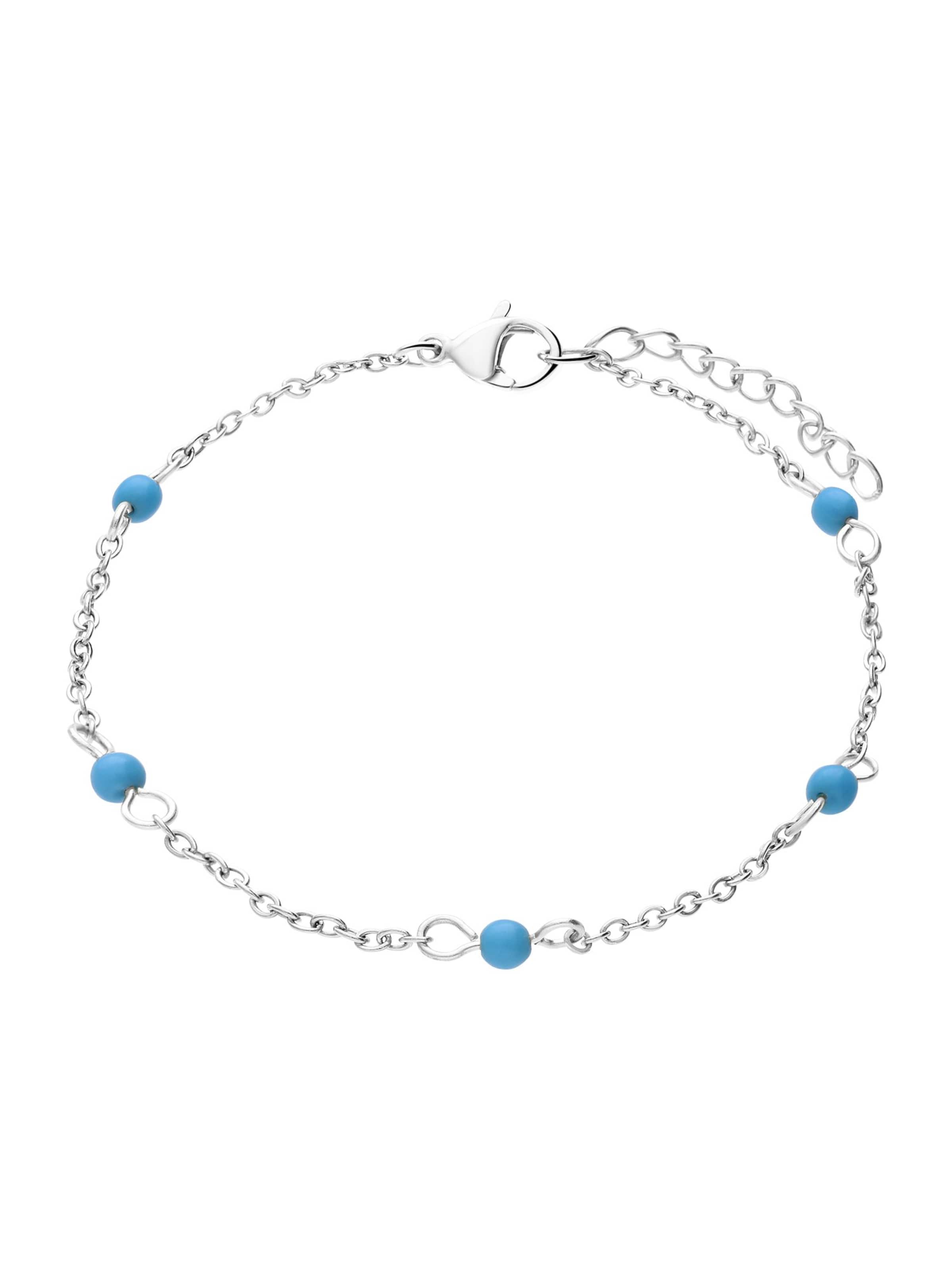 Lucardi Armband 'Geschenk' in Zilver: voorkant