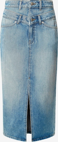 Jupe Pepe Jeans en bleu : devant