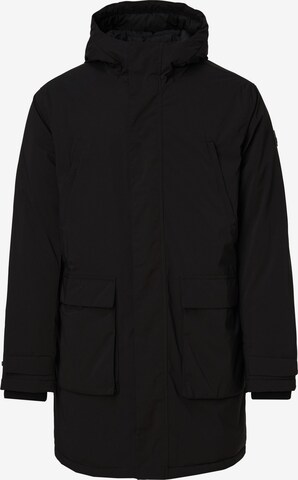 Salsa Jeans Winter Coat in Black: front