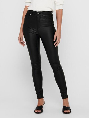 Only Tall Skinny Jeans 'OPTION' i svart: framsida