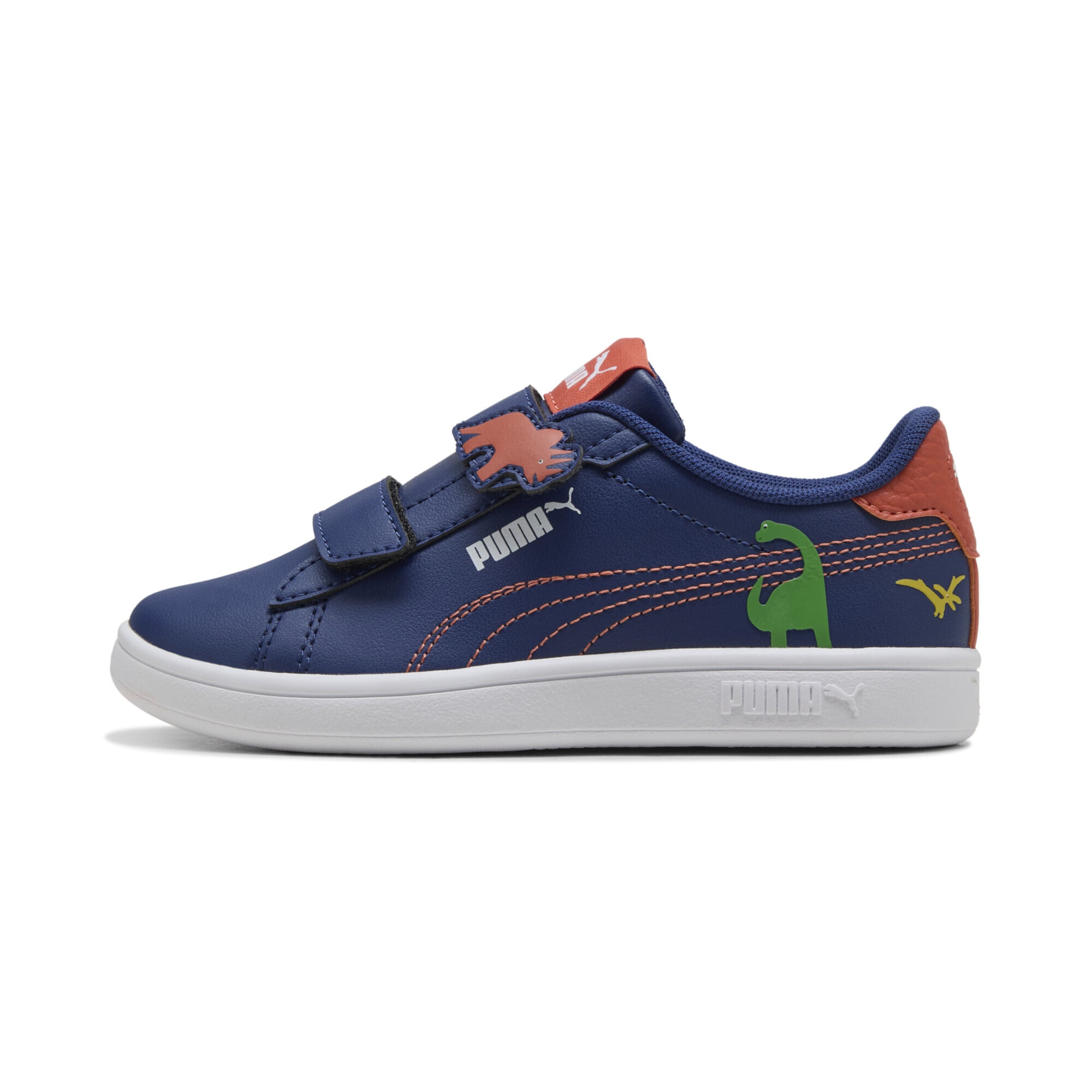 PUMA Sneaker 'Smash 3.0 Dino' in Blau: Vorderseite