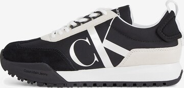 Calvin Klein Jeans Platform trainers in Black: front