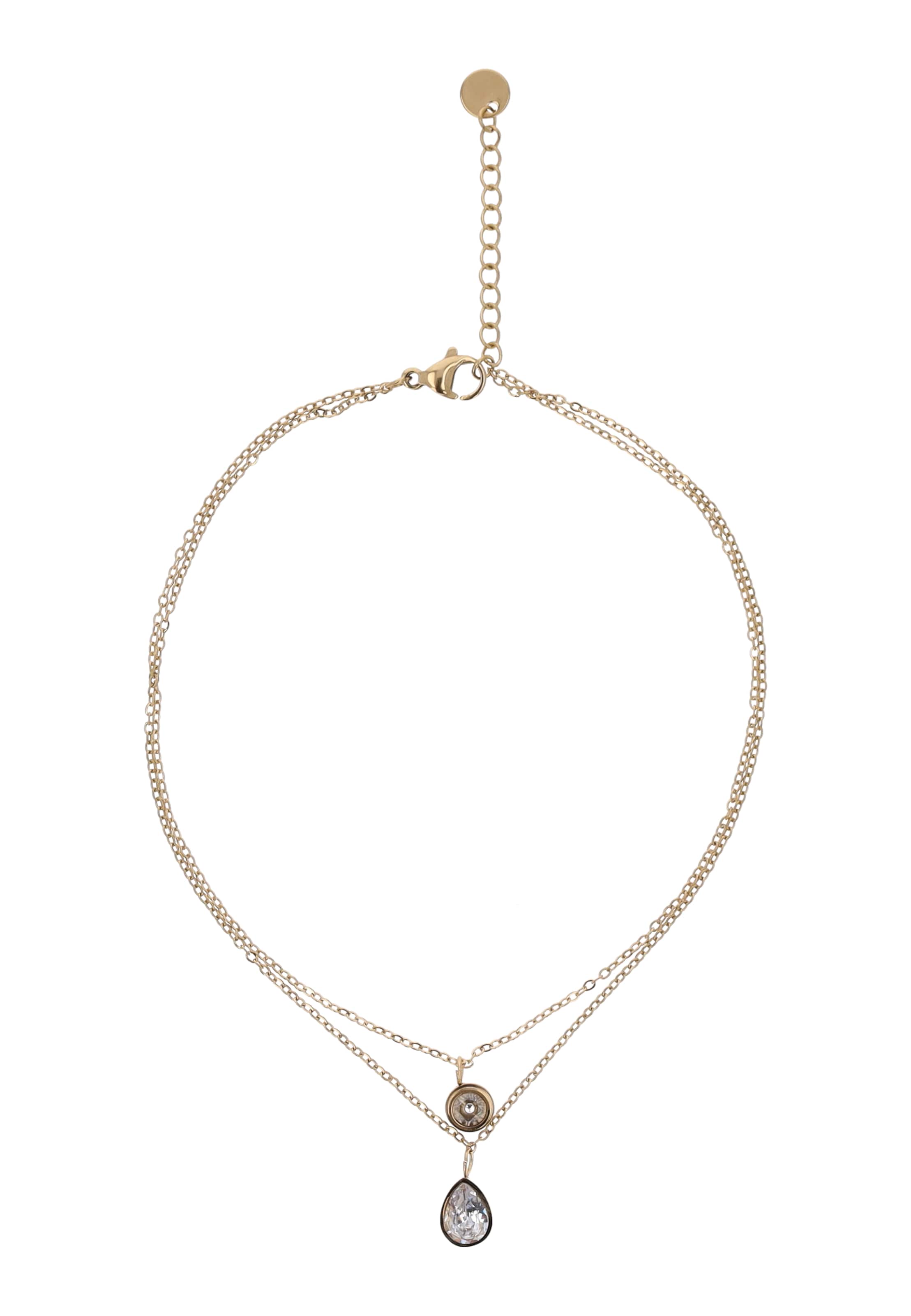 faina - Bijuteria de pé em ouro: frente