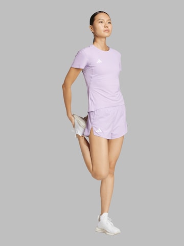 ADIDAS PERFORMANCE regular Sportsbukser 'ADIZERO' i lilla